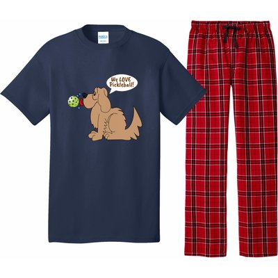 We Love Pickleball | Pickleball Dog | Great Pickleball Pajama Set