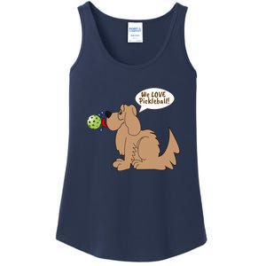 We Love Pickleball | Pickleball Dog | Great Pickleball Ladies Essential Tank