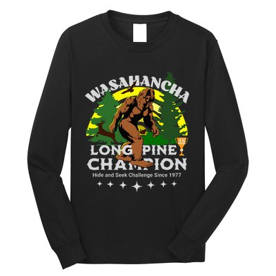 WASAHANCHA LONG PINE BIGFOOT CHAMPION Family Design Long Sleeve Shirt