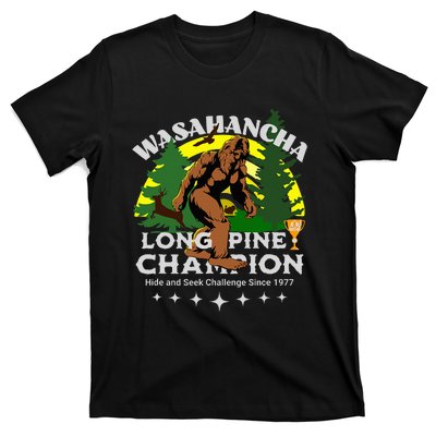 WASAHANCHA LONG PINE BIGFOOT CHAMPION Family Design T-Shirt