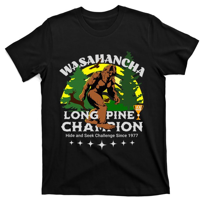 WASAHANCHA LONG PINE BIGFOOT CHAMPION Family Design T-Shirt