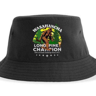 WASAHANCHA LONG PINE BIGFOOT CHAMPION Family Design Sustainable Bucket Hat