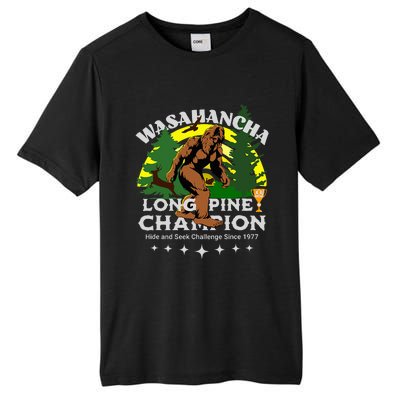 WASAHANCHA LONG PINE BIGFOOT CHAMPION Family Design Tall Fusion ChromaSoft Performance T-Shirt