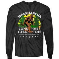 WASAHANCHA LONG PINE BIGFOOT CHAMPION Family Design Tie-Dye Long Sleeve Shirt