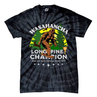 WASAHANCHA LONG PINE BIGFOOT CHAMPION Family Design Tie-Dye T-Shirt