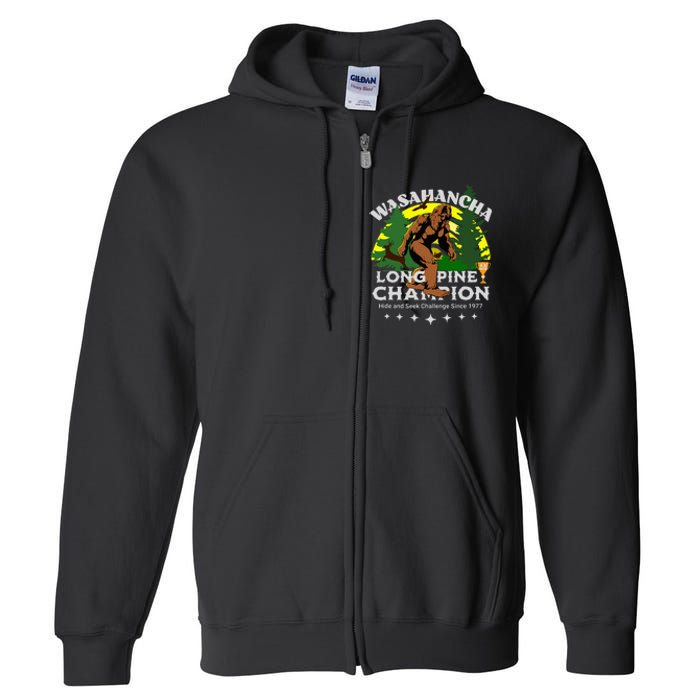 WASAHANCHA LONG PINE BIGFOOT CHAMPION Family Design Full Zip Hoodie