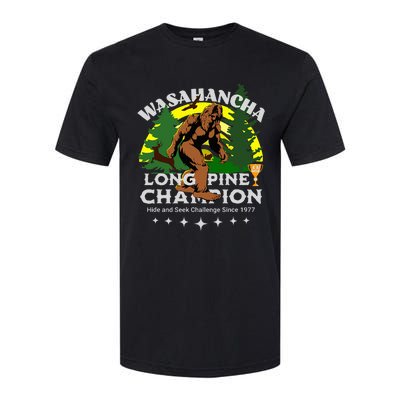 WASAHANCHA LONG PINE BIGFOOT CHAMPION Family Design Softstyle CVC T-Shirt