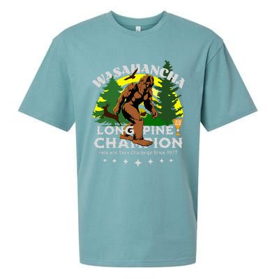 WASAHANCHA LONG PINE BIGFOOT CHAMPION Family Design Sueded Cloud Jersey T-Shirt