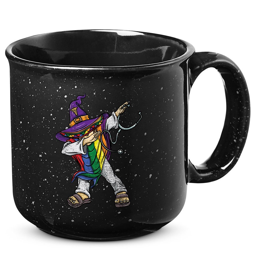 Witch Lgbt Poncho Nurse Vintage Gift 15oz Campfire Ceramic Mug