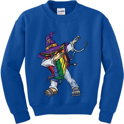 Witch Lgbt Poncho Nurse Vintage Gift Kids Sweatshirt