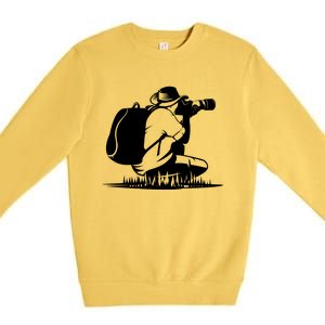 Wild Lifre Photographer Premium Crewneck Sweatshirt