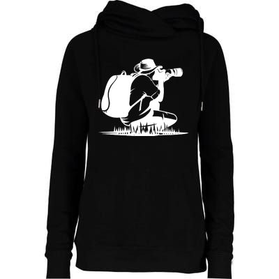 Wild Lifre Photographer Womens Funnel Neck Pullover Hood