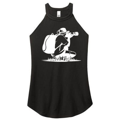 Wild Lifre Photographer Women’s Perfect Tri Rocker Tank