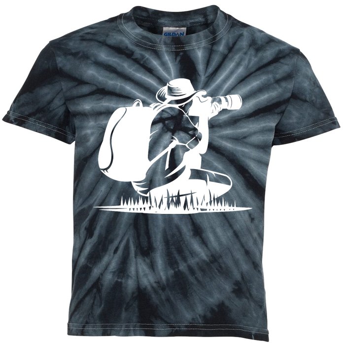 Wild Lifre Photographer Kids Tie-Dye T-Shirt