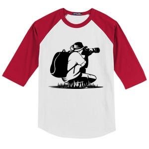 Wild Lifre Photographer Kids Colorblock Raglan Jersey