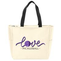 Wo Love Pickleball Pickleball Zip Tote Bag