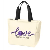 Wo Love Pickleball Pickleball Zip Tote Bag