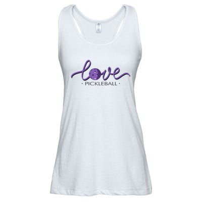 Wo Love Pickleball Pickleball Ladies Essential Flowy Tank