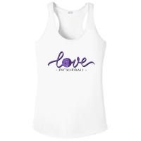 Wo Love Pickleball Pickleball Ladies PosiCharge Competitor Racerback Tank