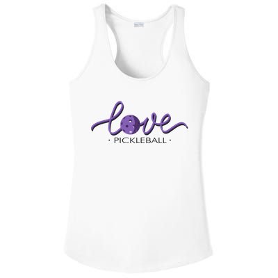 Wo Love Pickleball Pickleball Ladies PosiCharge Competitor Racerback Tank