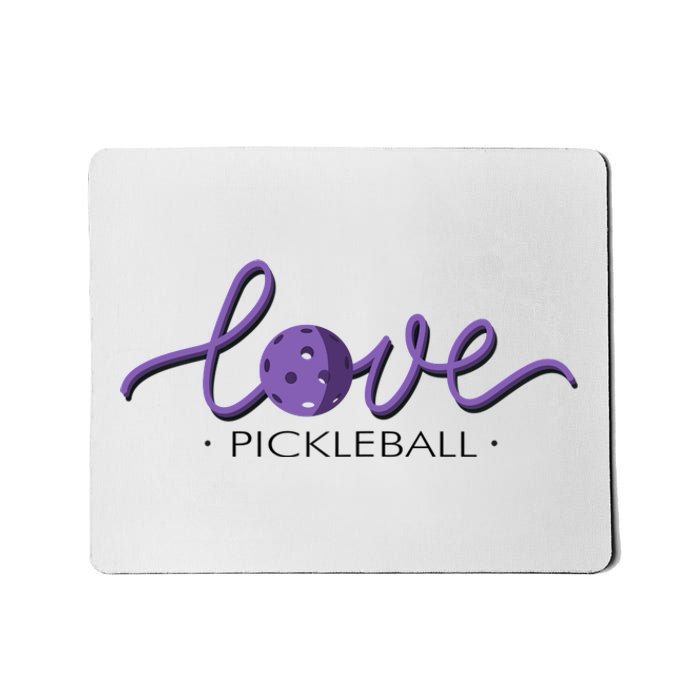 Wo Love Pickleball Pickleball Mousepad