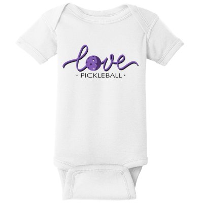 Wo Love Pickleball Pickleball Baby Bodysuit