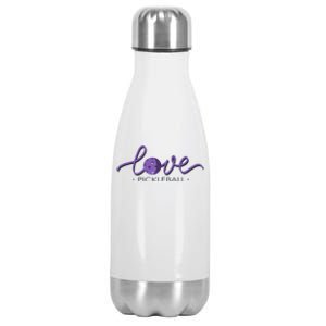 Wo Love Pickleball Pickleball Stainless Steel Insulated Water Bottle