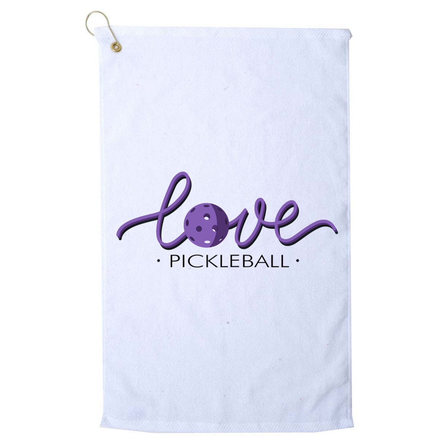 Wo Love Pickleball Pickleball Golf Towel