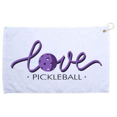 Wo Love Pickleball Pickleball Grommeted Golf Towel