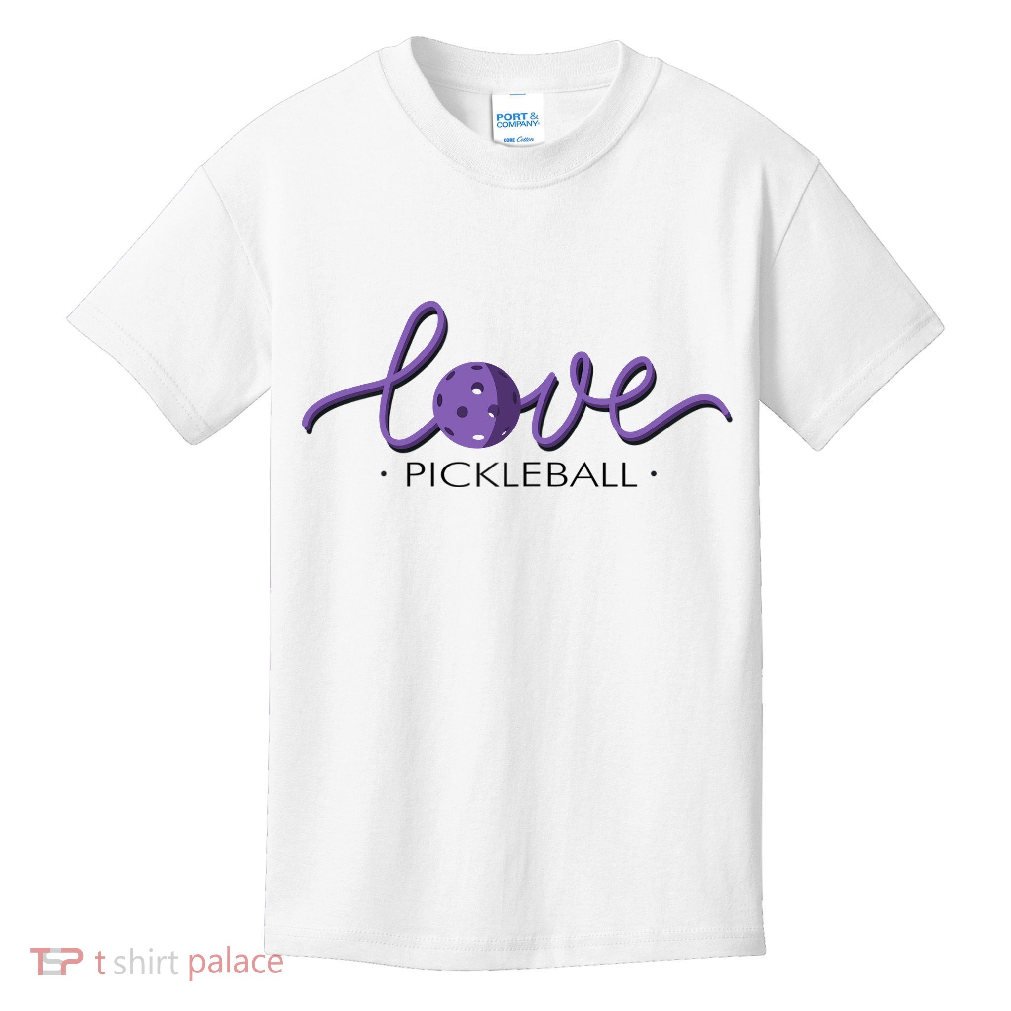 Wo Love Pickleball Pickleball Kids T-Shirt