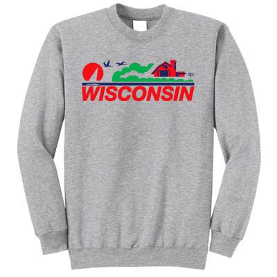 Wisconsin License Plate Tall Sweatshirt