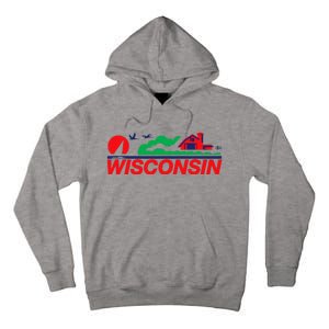 Wisconsin License Plate Tall Hoodie