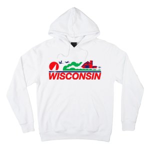 Wisconsin License Plate Hoodie