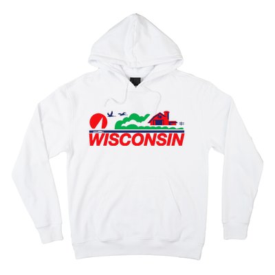 Wisconsin License Plate Hoodie