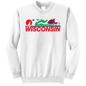 Wisconsin License Plate Sweatshirt