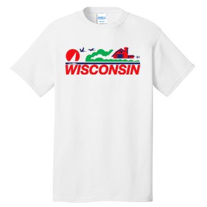 Wisconsin License Plate Tall T-Shirt