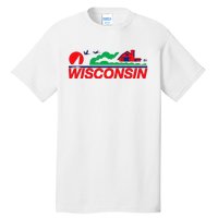 Wisconsin License Plate Tall T-Shirt