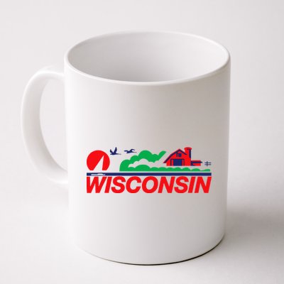 Wisconsin License Plate Mug