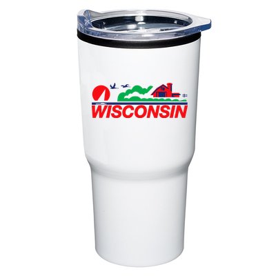Wisconsin License Plate Tumbler