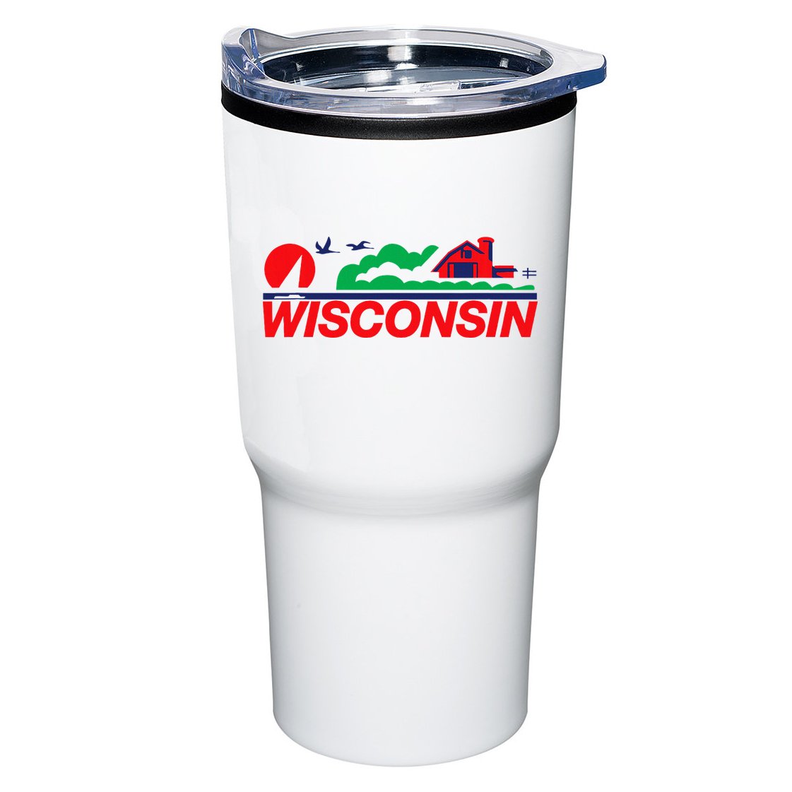 Wisconsin License Plate Tumbler