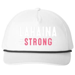 Wildfire Lahaina Pray For Lahaina Maui Hawaii Strong Gift Snapback Five-Panel Rope Hat