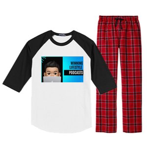 Winning Lifestyle Podcasts Sweat Raglan Sleeve Pajama Set