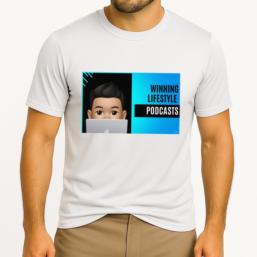 Winning Lifestyle Podcasts Sweat Cooling Performance Crew T-Shirt