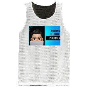 Winning Lifestyle Podcasts Sweat Mesh Reversible Basketball Jersey Tank