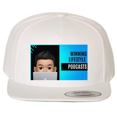Winning Lifestyle Podcasts Sweat Wool Snapback Cap