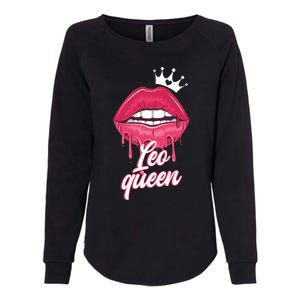 Wo Leo Queen Leo Zodiac Sign Meaningful Gift Womens California Wash Sweatshirt