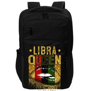 Wo Libra Queen Birthday African Black Impact Tech Backpack