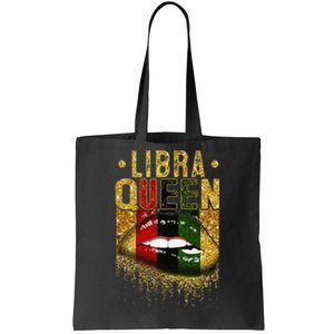 Wo Libra Queen Birthday African Black Tote Bag