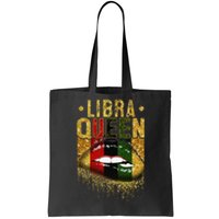 Wo Libra Queen Birthday African Black Tote Bag