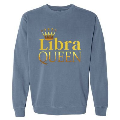 Womens Libra Queen Garment-Dyed Sweatshirt